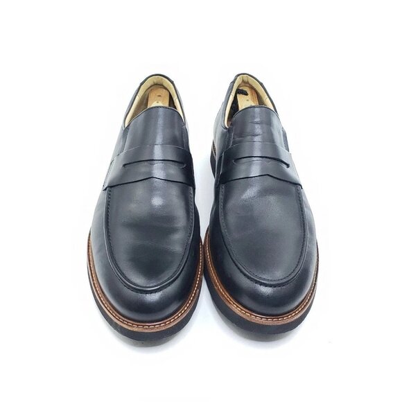 Samuel Hubbard Ivy Legend Men’s Penny Loafers Black Leather Vibram Sole 13 - Picture 4 of 11